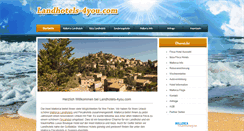 Desktop Screenshot of landhotels-4you.com